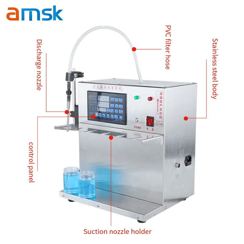 ZX-618 Semi-automatic Desktop Milk Juice Beverage Liquid Pouch