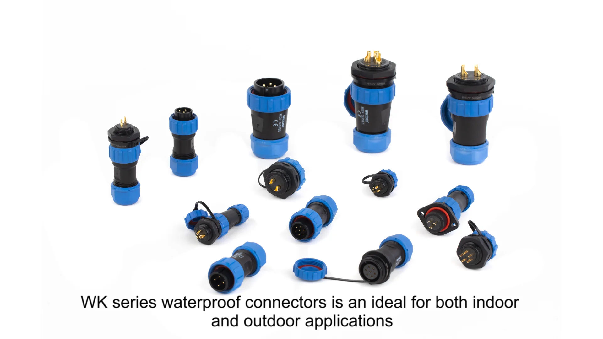 Soldering Cable Connector Ip68 Wk11 Docking Plug And Socket Threaded Bayonet Connector Sp 7073