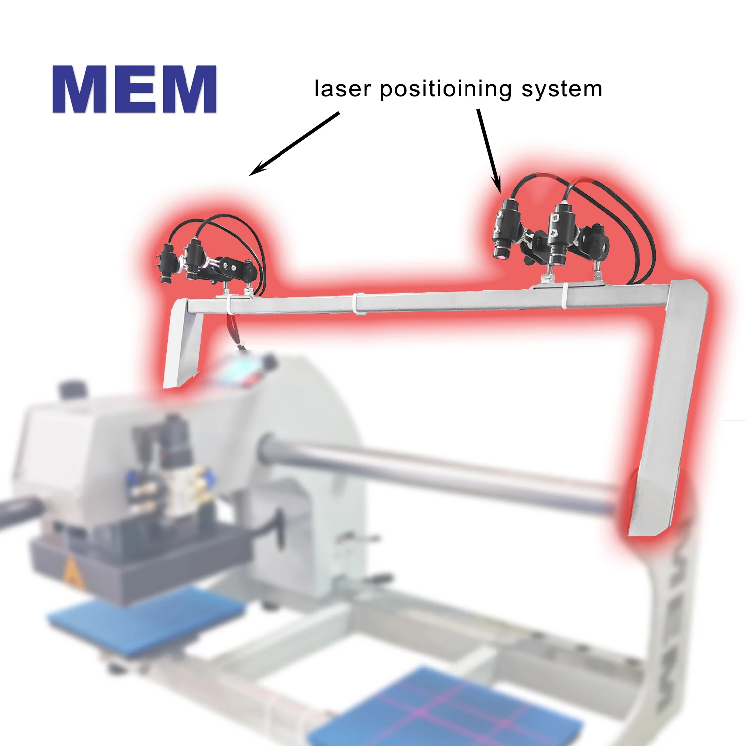 tq1515 laser positioning pneumatic heat press