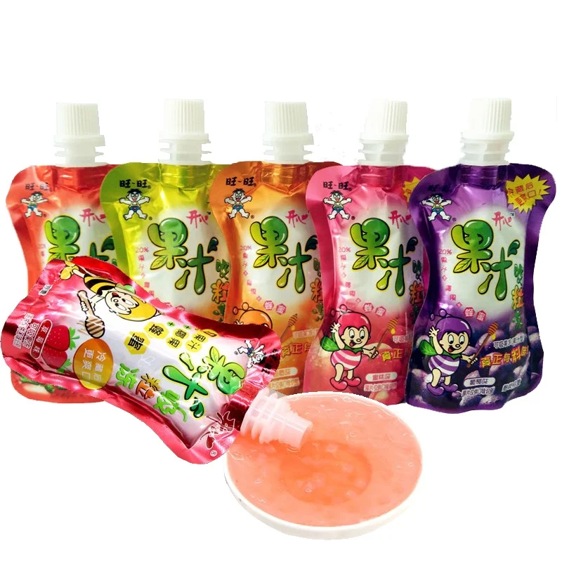 Shock Resistance Stand up Pouch with Spout Customized Yogurt Jelly