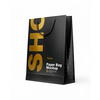 Wholesale Custom Printed Logo Luxury Gift Paper Bags Perfect for Retail and Boutique Shopping Experiences