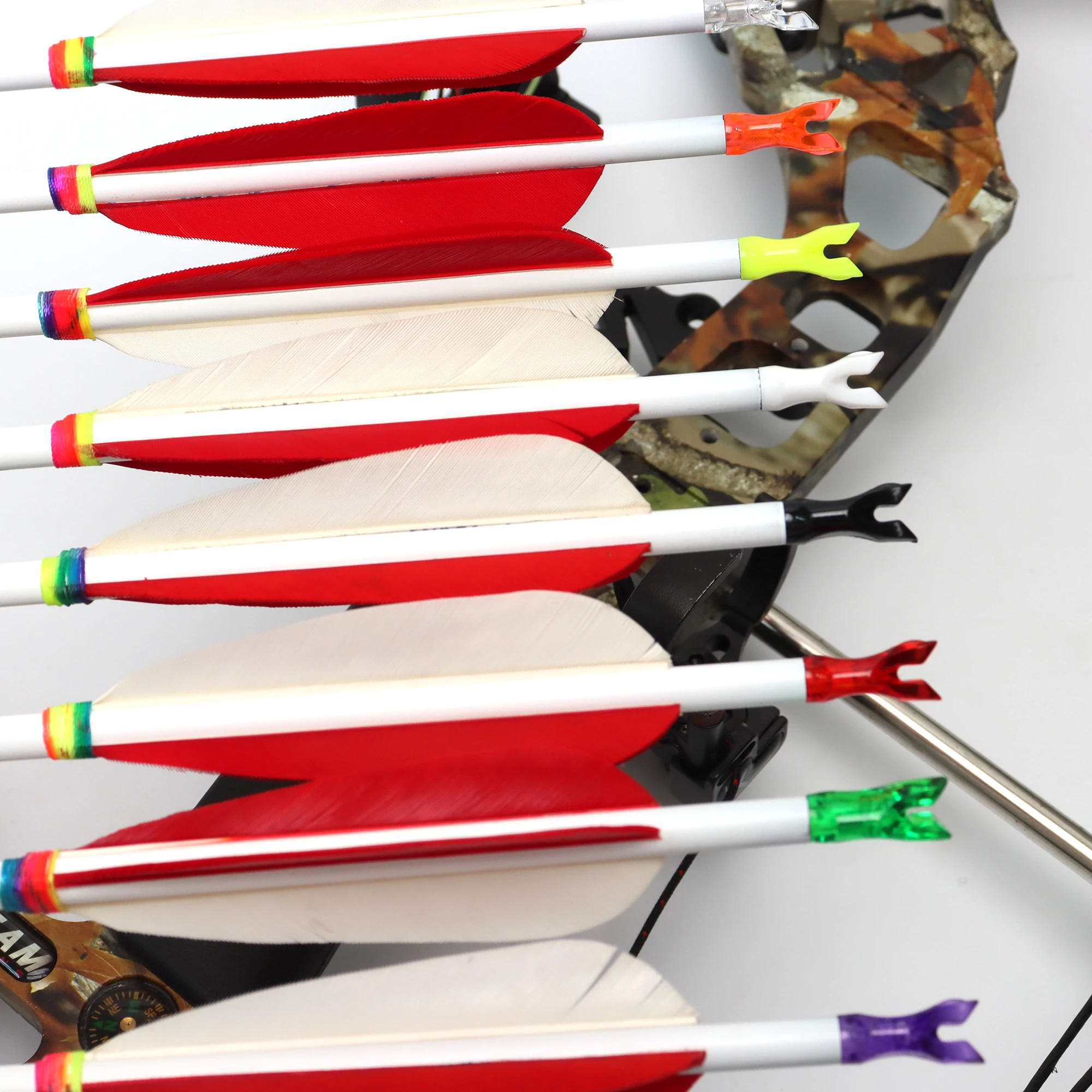 Archery Quickshot Arrows Nocks Inserts For Arrows .244/6.20mm Plastic