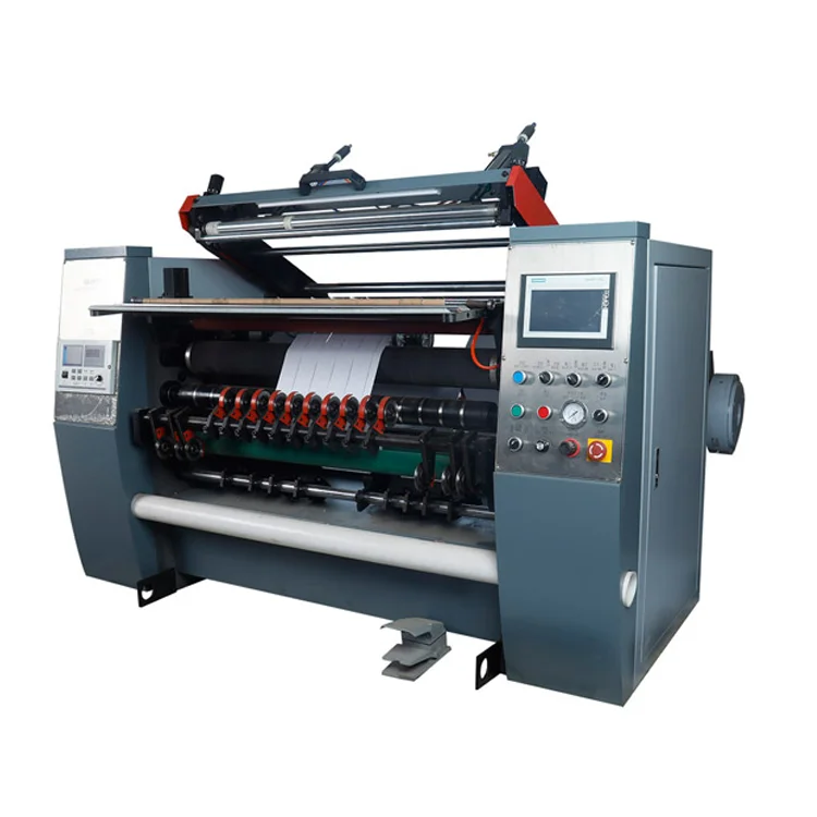Good Supplier Coreless Atm Pos Thermal Paper Roll Slitting Rewinding Machine With High Speed