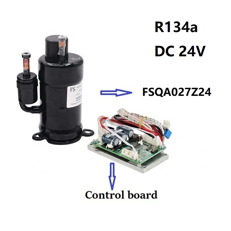 24 Volt Dc Compressor 500w FSQA027Z24 for Small Water Chiller Unit