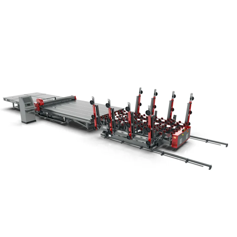 CNC Intelligent Automatic High Speed  Glass Cutting Line with the Newest American Galil Control System