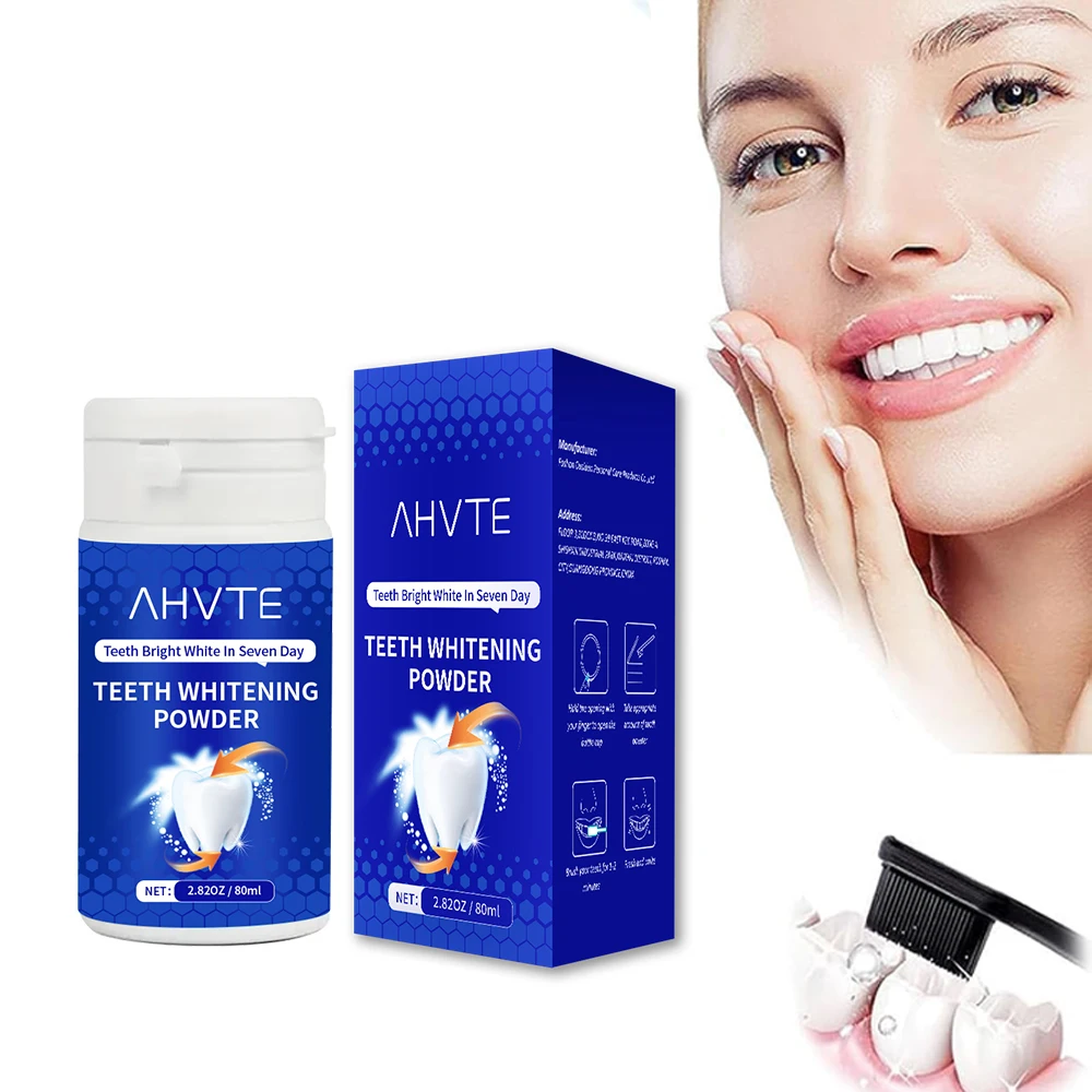 Factory Directly Sale Natural Ingredient Effective White for Oral Cleaning Teeth Whitening Powder