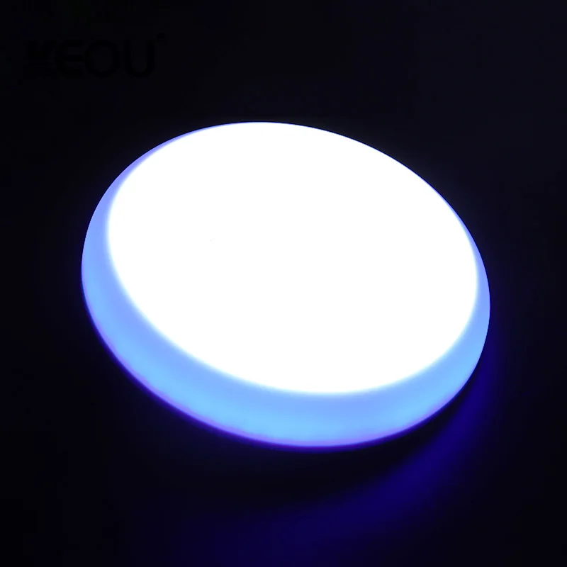 Soft Lighting Borderless Dual Color Exposed Design Frameless 36W LED Panel Light for Household Aluminum OEM ODM Modern 80 Round