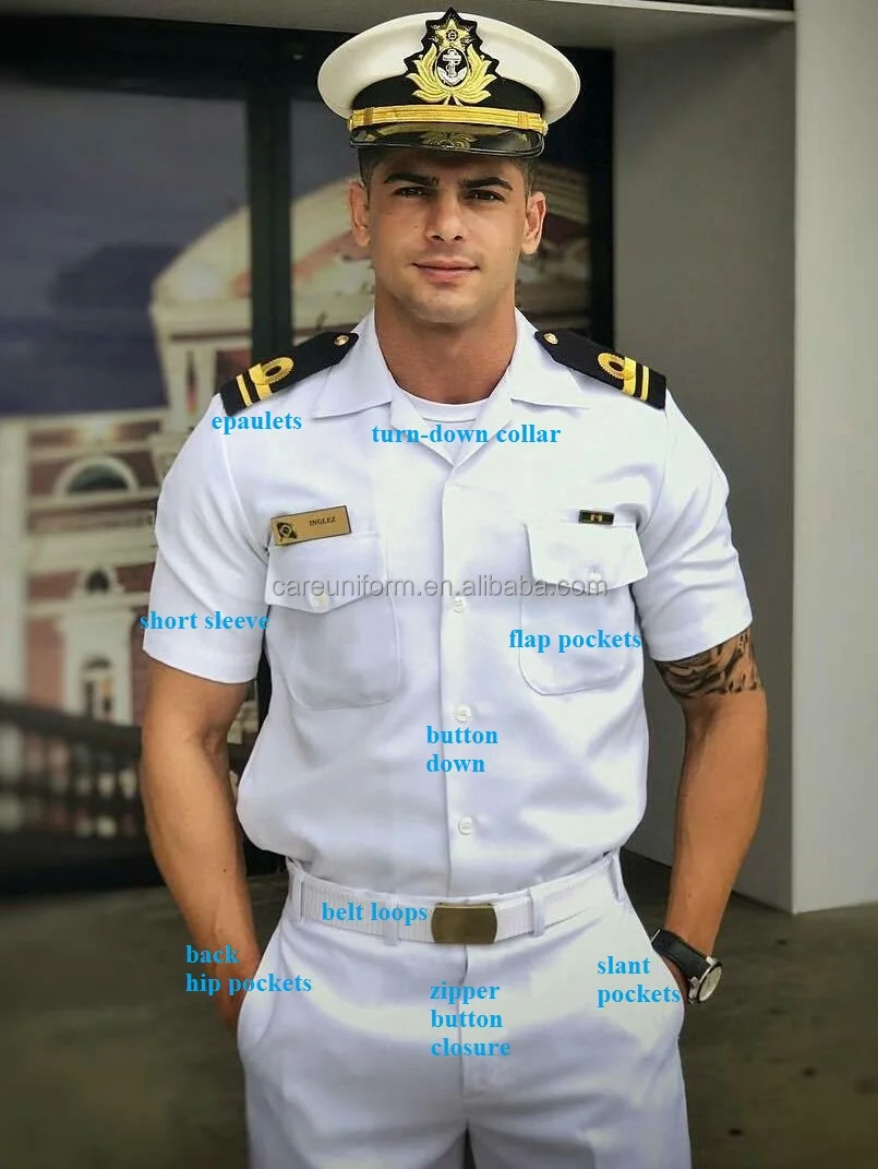 Source White Shirt and Pant Airline Pilot Suit Custom Mens Us