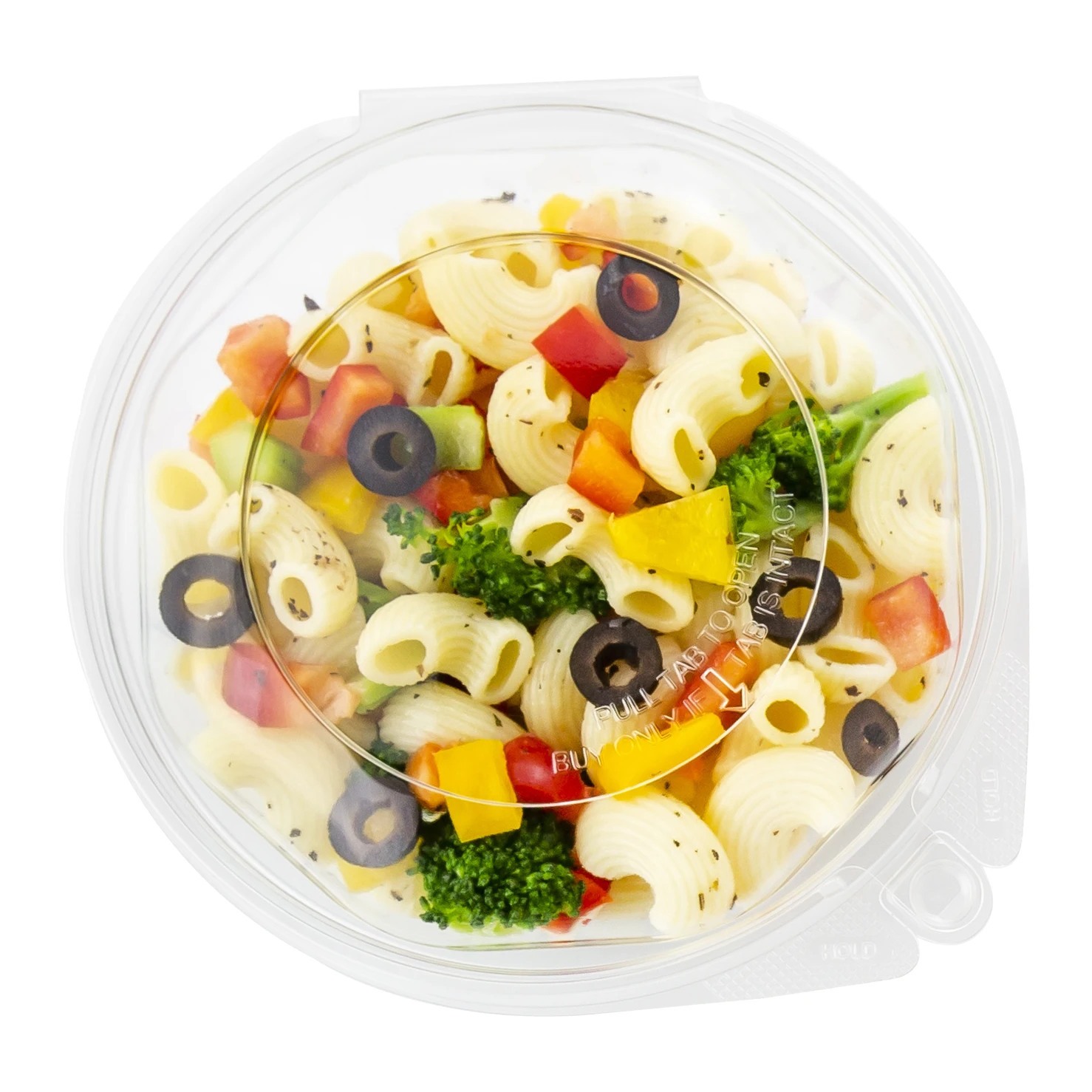 24oz Unique Round PET Plastic Disposable Salad Bowl Tamper Evident Clamshell Design for Takeaway Food Use