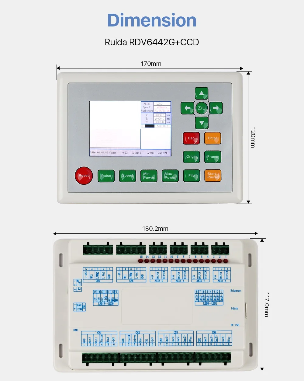 Ruida Controller RDV6445G - Advanced Laser Cutting & Engraving