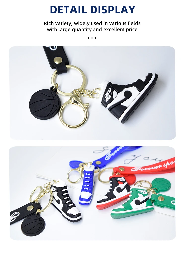 Wholesale Pvc 3d Mini Sneaker Basketball Aj Shoes Jor Dan Shoe Key Ring ...