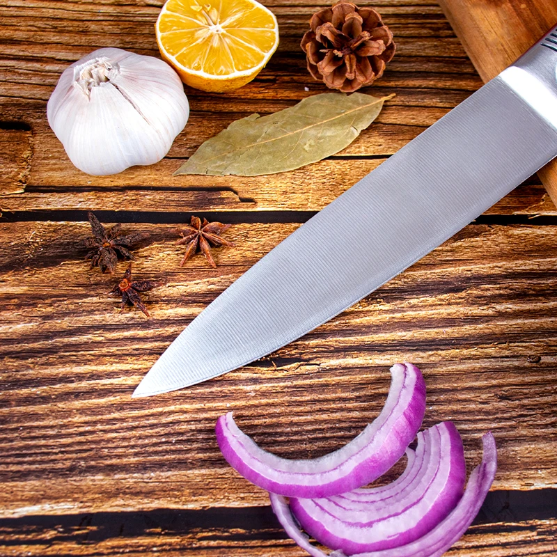 High Quality Multipurpose Chef Knifed Kit Kitchen S/S 410 Handle Stainless Steel 5 PCS Japanese Chef Knife Set