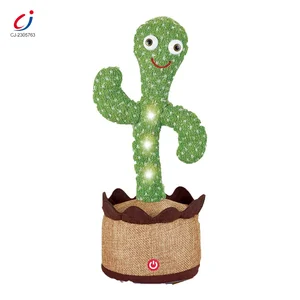 Interactive Kids Dancing Talking Plush Dancing Cactus 120 Songs Usb Charge Dancing Singing and Shaking Cactus Plush Toy