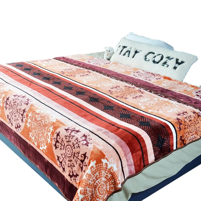 Фланелевое Одеяло 100% * 220 с двойным принтом дизайн из 240 полиэстера