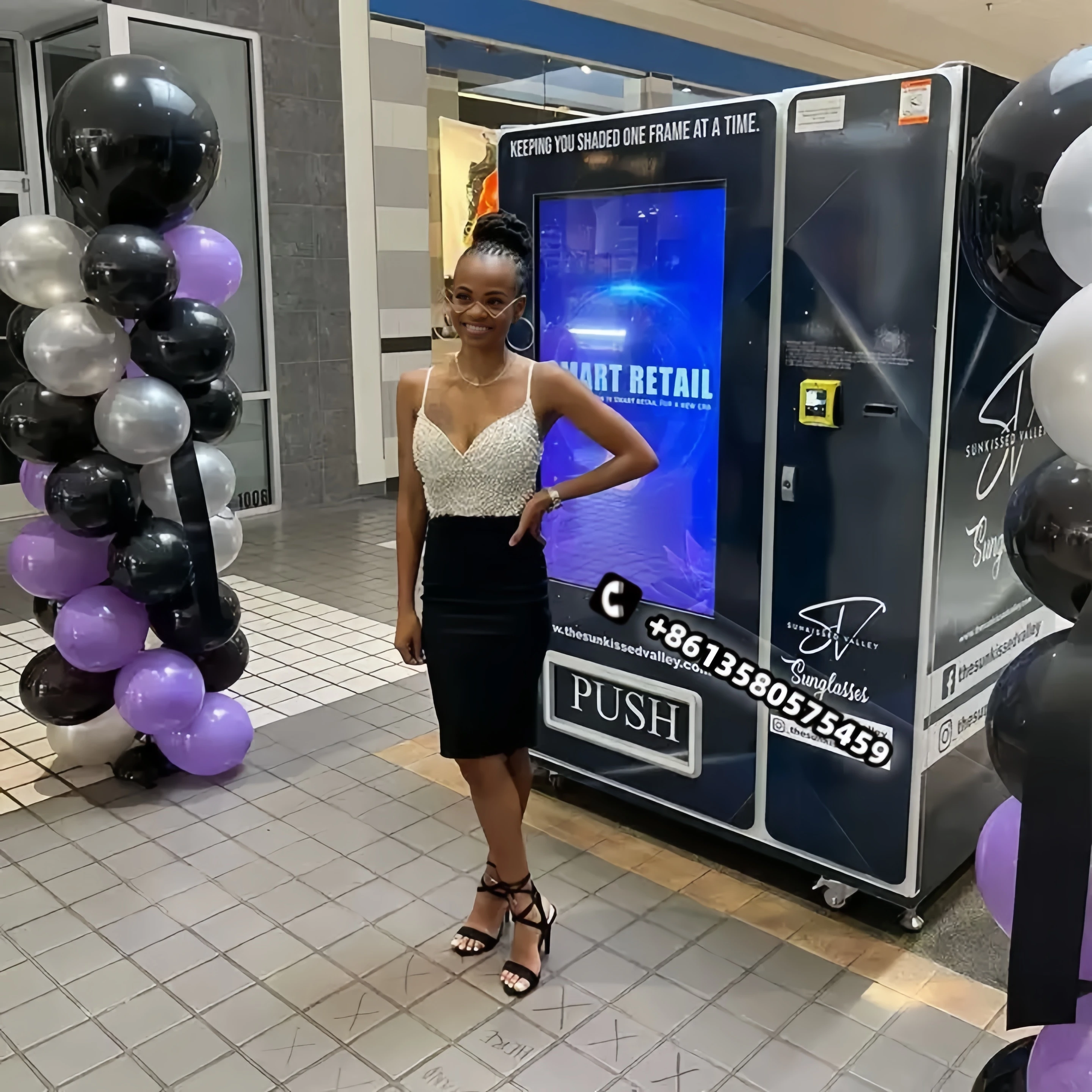 Attractive Design Eyelash Convenience Selfservice Store Hair Vending