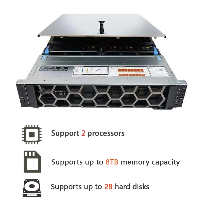 Best Selling PowerEdge R760 R7525 R7625 R7725 High Performance Server GPU AI Computer Nas Storage Data System Computer Server