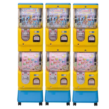 New Amusement Machine Gumball Capsule Toys Candy Dispenser Gashapon Vending Egg Capsule Mini Toy Machine for Sale