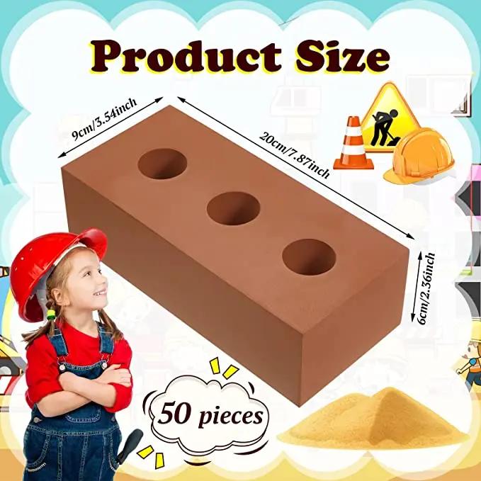 Soft EVA Foam Building Blocks for Kids - 40-Piece Set - Image 4