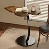 Medieval style walnut butterfly side table