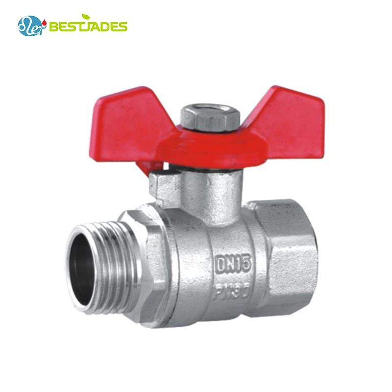 brass forged ball valve for plumbing pipe system BJ31005