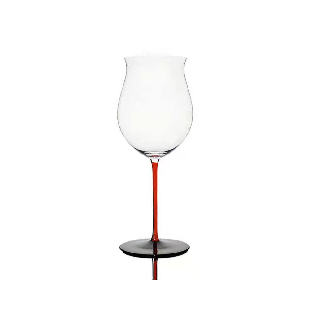 red stem wine glasses