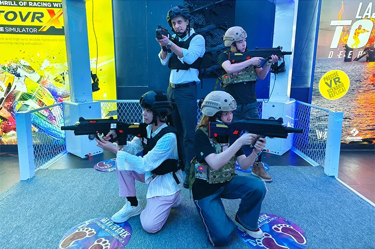 Intelligent Sensing Laser Tag Gun with Combat Vest for VR Shooting ...