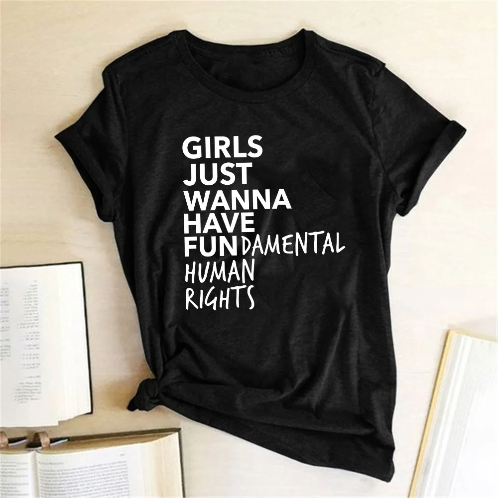 Feminist Feminism T Shirt Girls Just 