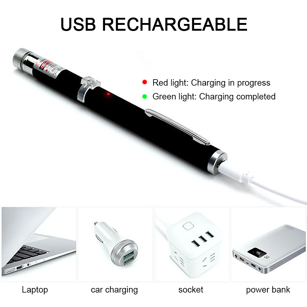 Laser Pointer Presenter Led Flashlight With Laser Pointer Mini Green Laser Pointer