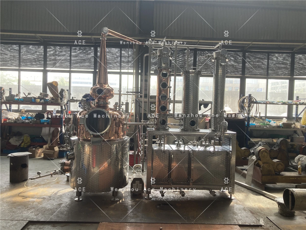 Ace Factory Distiller Still Copper Still Reflux Alcohol Distillation Equipment Popular - Image 2