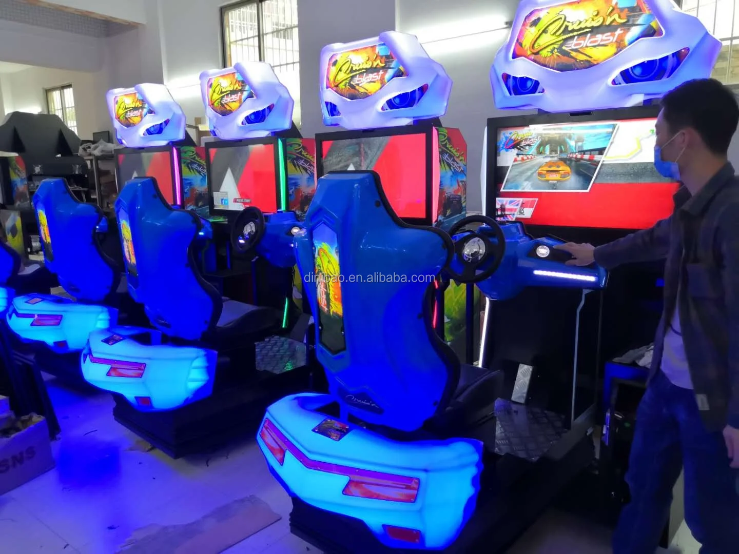 Гоночный Аркадный Игровой Автомат симулятор вождения автомобиля игровой автомат cruisin blast с