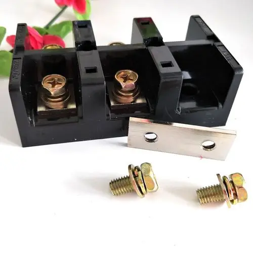 Двухрядная винтовая Клеммная колодка Серии TC, фиксированная Клеммная колодка высокого тока, соединитель проводов