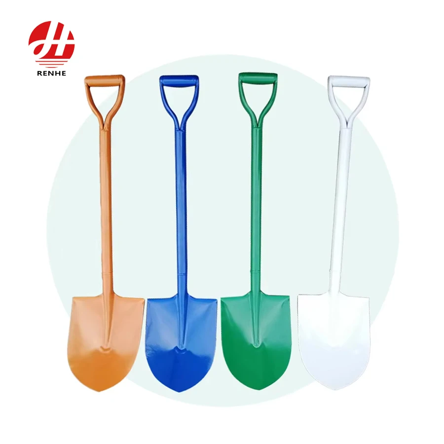 Hot Sale Farm Shovel Garden Metal    Digging Steel Shovel   with Metal Handle