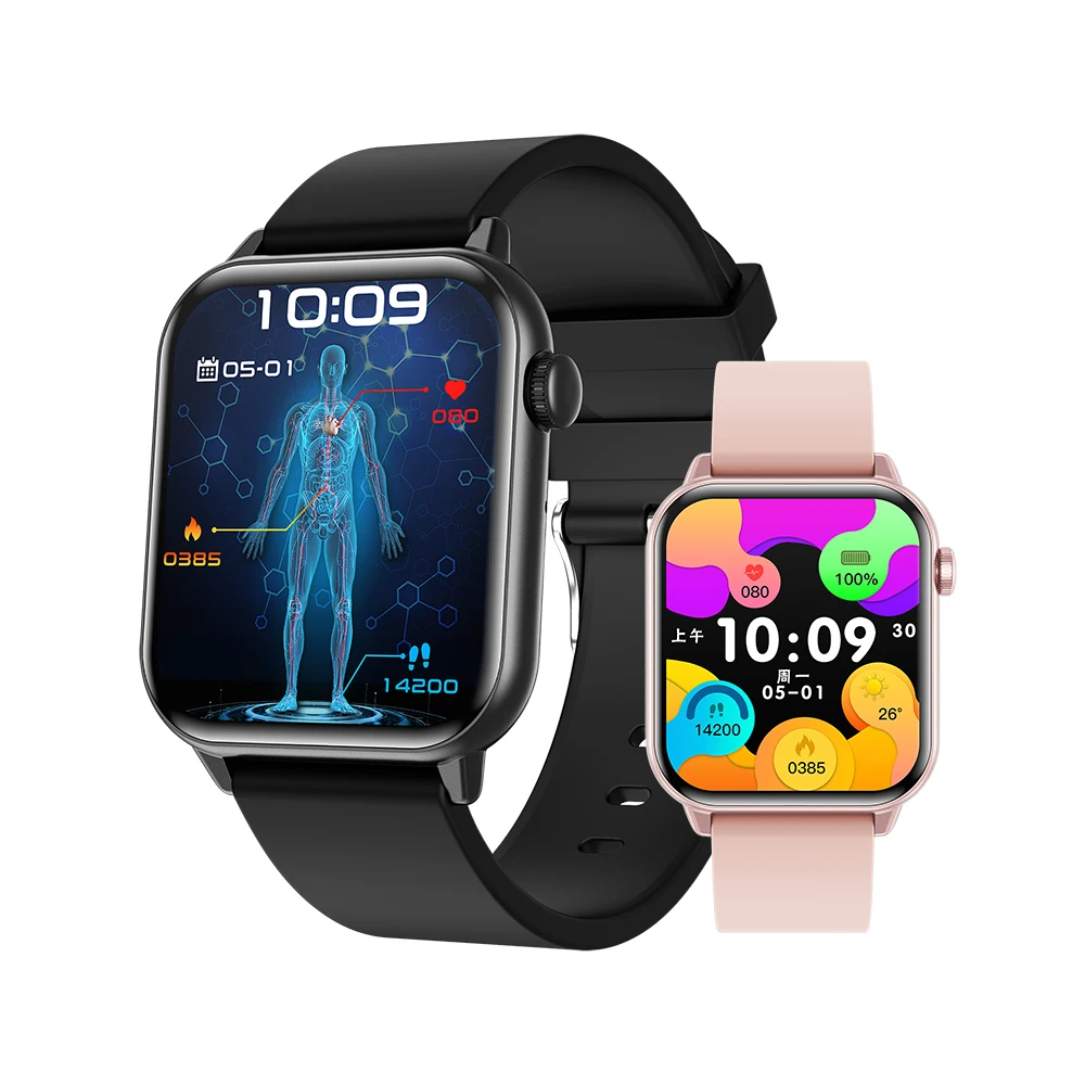 Tkyuan Smart Watch 2024 Newest Connect One Time for Bt Call Heart Rate Blood Pressure Spo2 Gloryfit Wrist Smartwatch