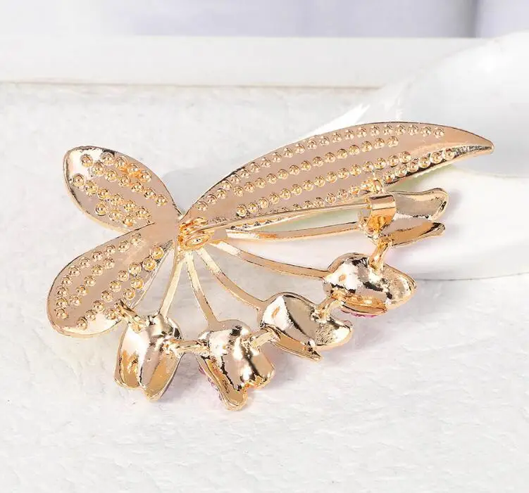 Factory Direct Supply Wholesale Crystal Designer Colorful Pins Brooch