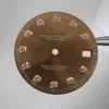 Coffee Dial Rose Gold Applied Indices