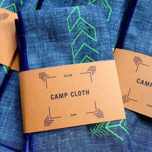 Towel Belly Band Factory Custom Printed Recyclable Brown Kraft Paper Sleeve  Wrap Packaging Clothes Socks Towel Belly Band