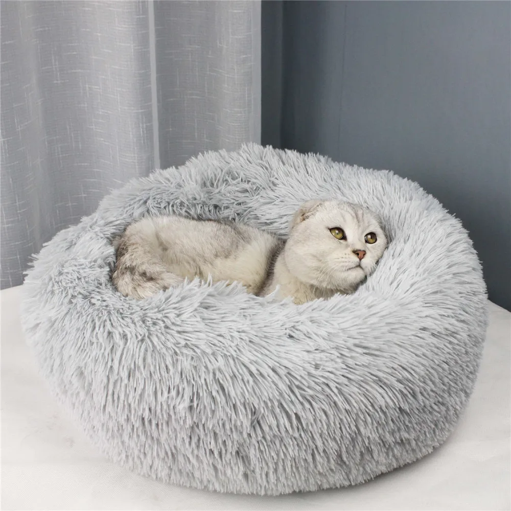 Ultra Soft Calming Pet Bed Indoor Orthopedic Machine Washable Luxury ...