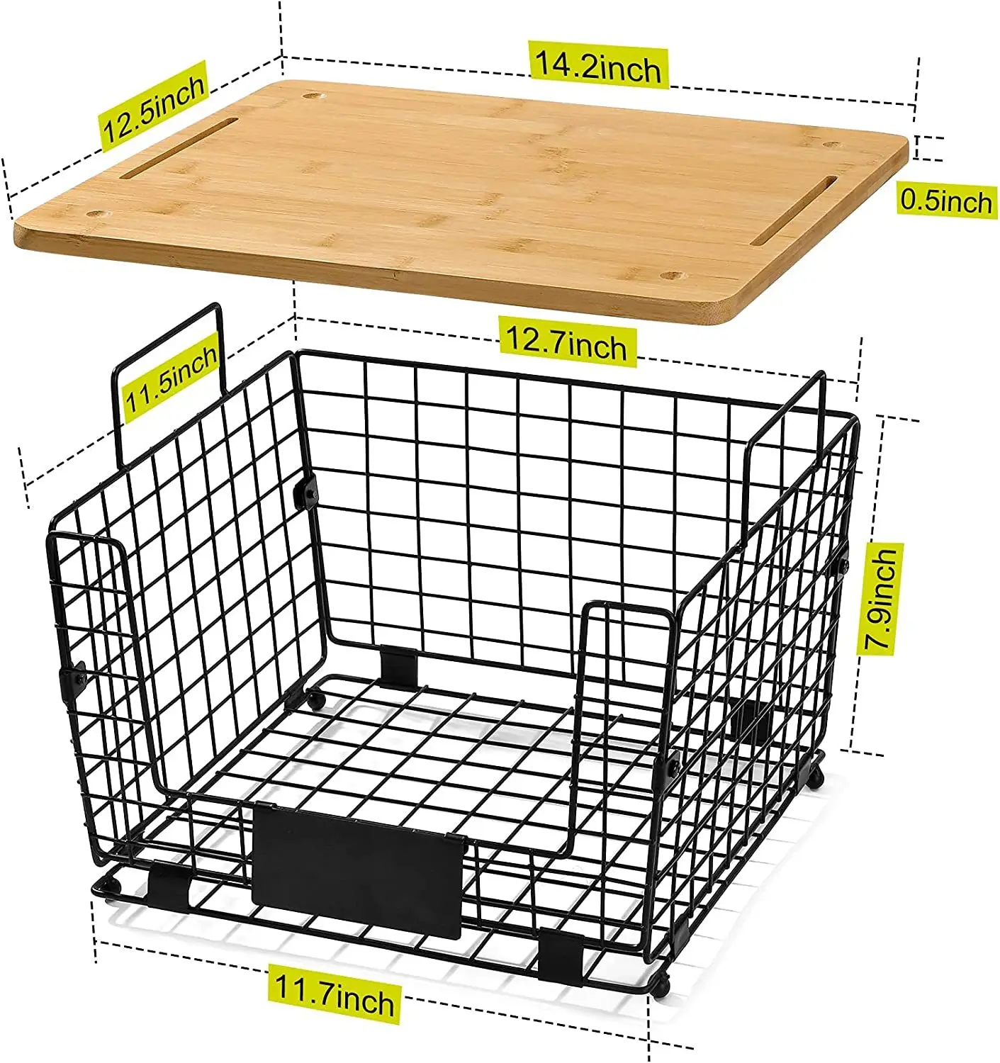 Multipurpose Hanging Under Shelf Cabinet Storage Basket Cabinet Organizer Home Iron Desk Cabinet Sundries Storage Rack Baskets manufacture