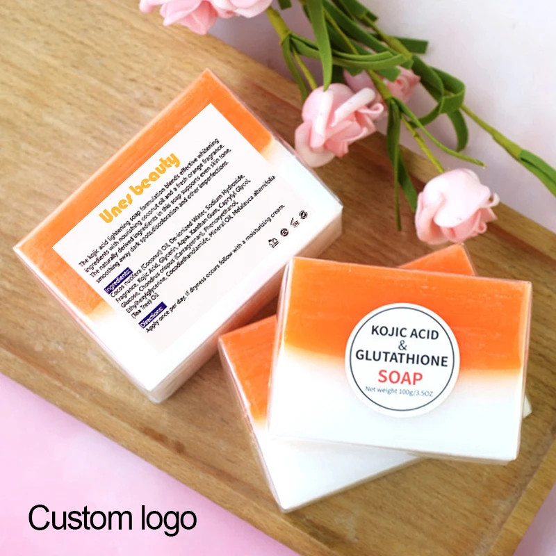 kojic acid & glutathione dual whitening bleaching soap 100% Natural Customized &Glutathione Hand Made Soap Kojic Acid Soap for All  Skin| Alibaba.com main image 1