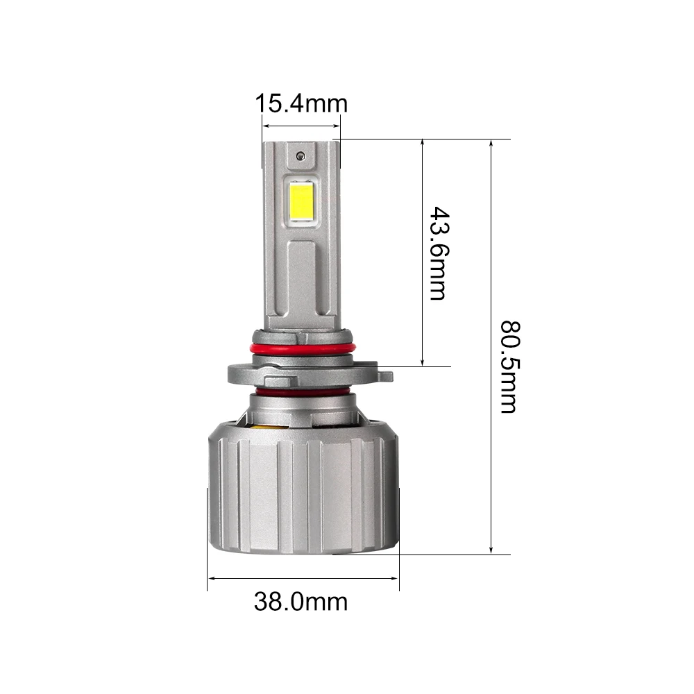 Newest F9 Headlight High Power Canbus 7545 Chip H9 Led Lamp H7 9006 ...