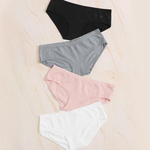High Quality Mid-Waist Cotton Comfortable Wholesale Women Female Teen Underwear