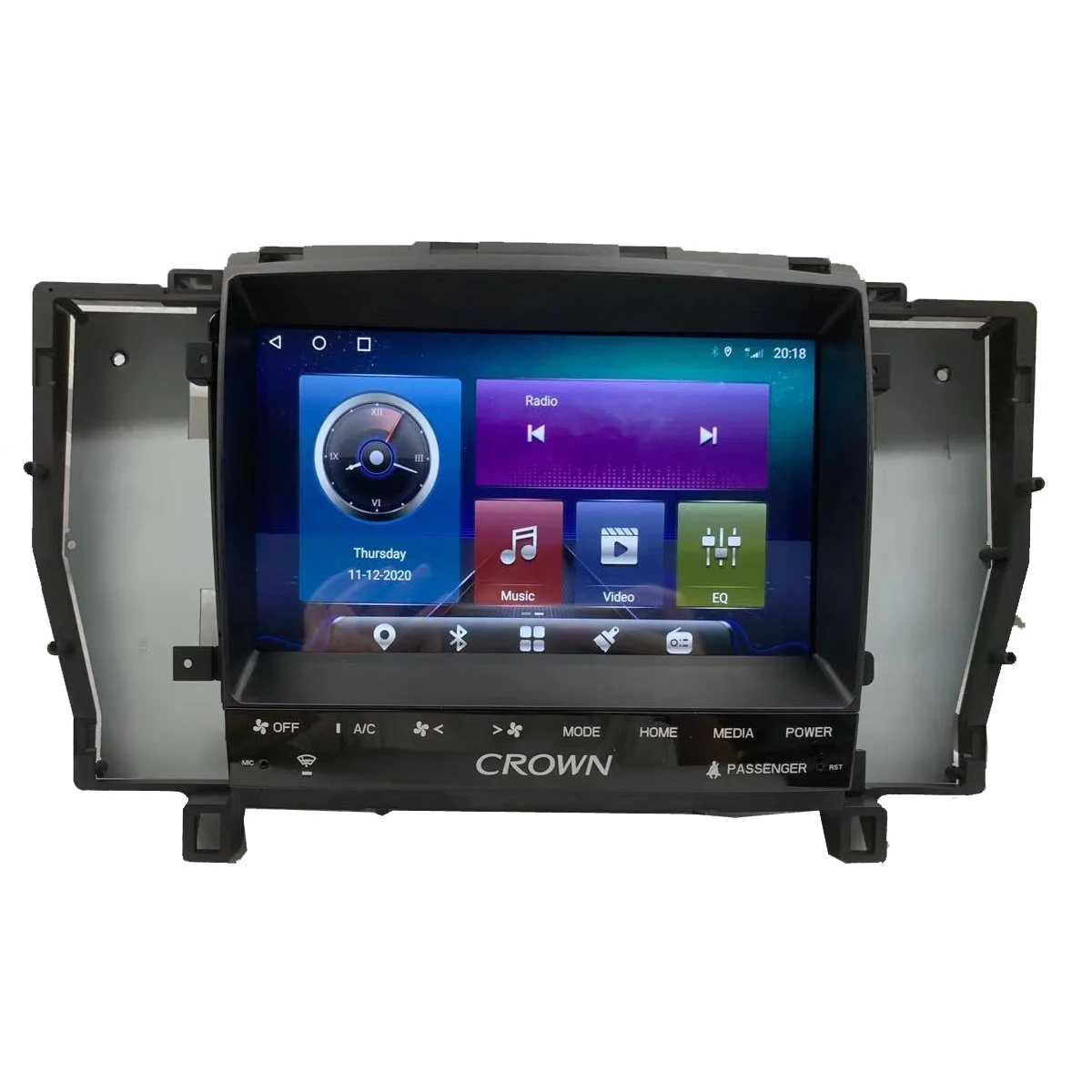 9inch Gps Navigation Android 9.0 Tesla Style For Toyota Crown 2008-2012 Car  Multimedia Player Quad Core Auto Radio - Buy Auto Electronics Subwoofers  Car Video Car Dvd Player Car Amplifiers Car