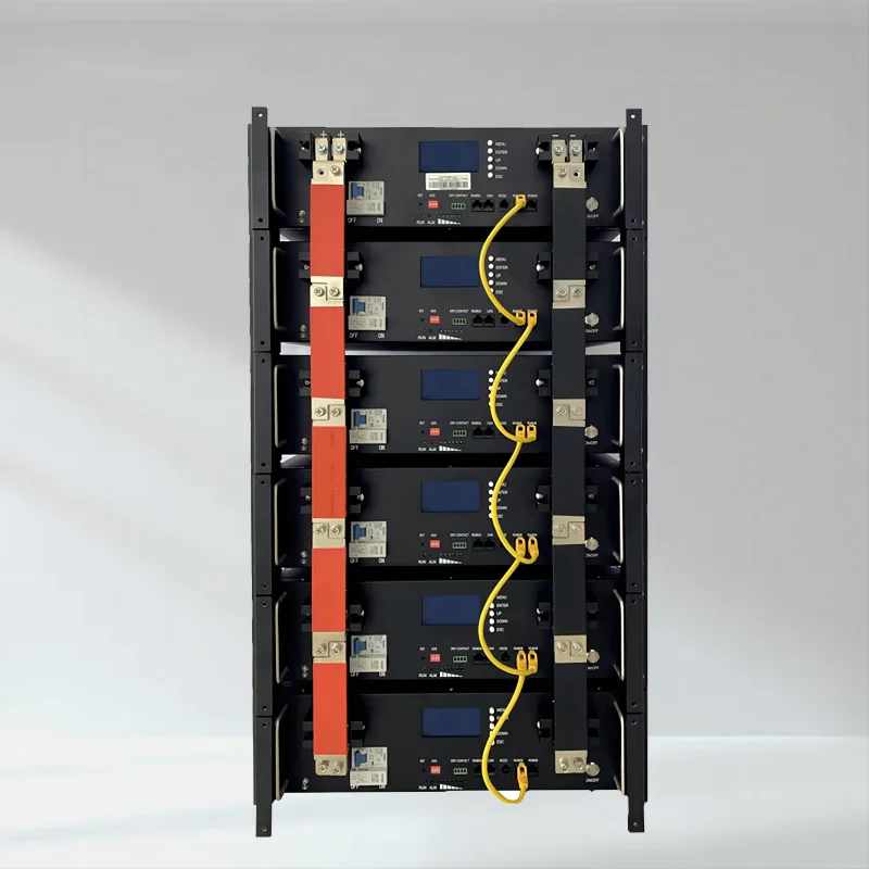 Stacked All-In-One With 5KW Single-phase Off-grid Inverter 51.2V 5-40kwh Plug and Play Without Cable Connection