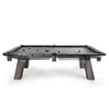 Black glass table
