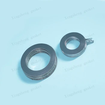 Basic type metal wound gasket high pressure 304ss windings with graphite PTFE filler spiral wound gasket wound spiral gasket