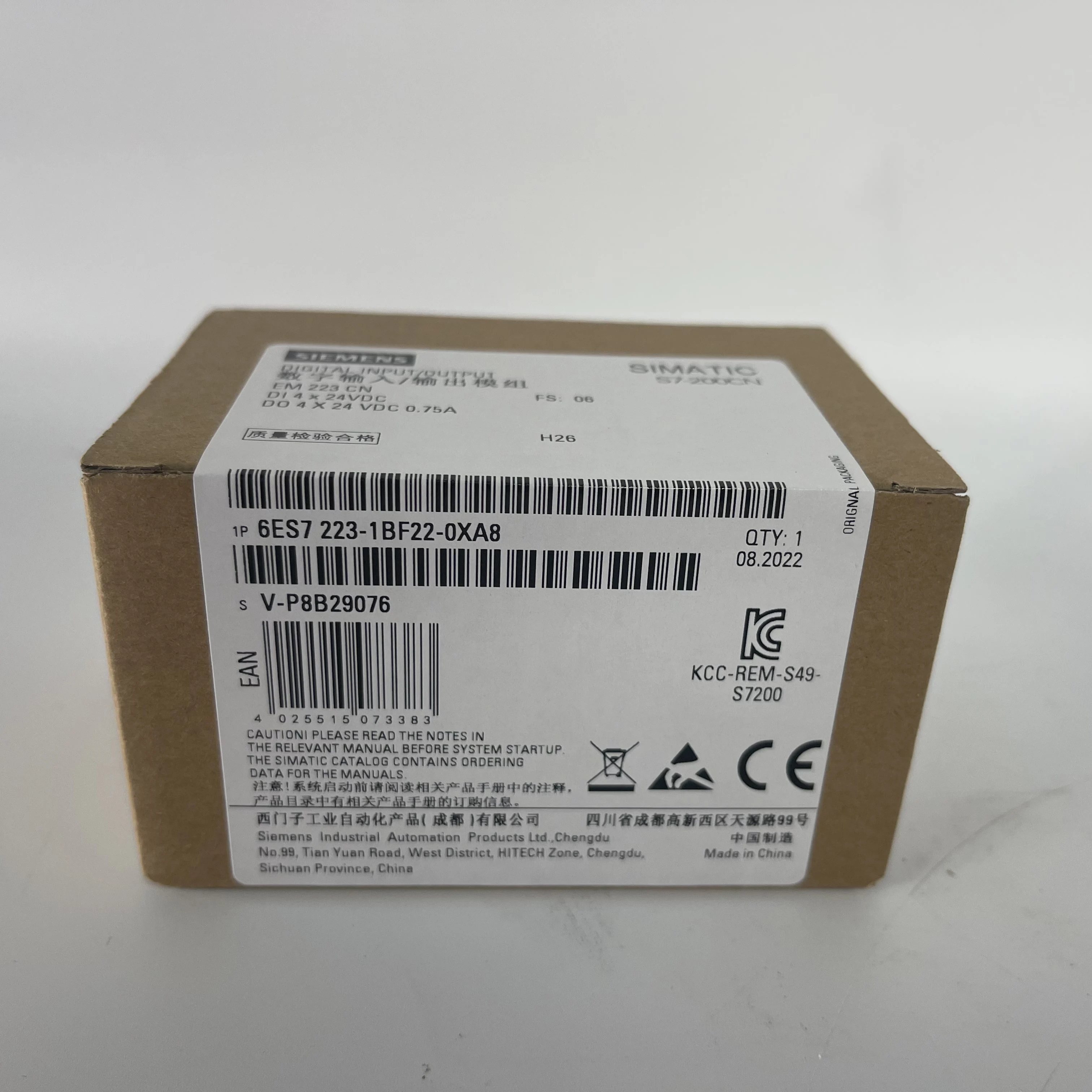 SIEMENS PLC I/O Module 6ES7223-1BF22-0XA8 SIEMENS PLC I/O Module 6ES7223-1BF22-0XA8