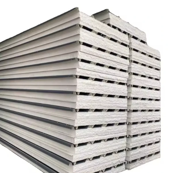 Lightweight Thermal Insulation Color Steel Sandwich Panels High Efficiency Energy Solution EPS PU Foam Walls Roofs Exteriors