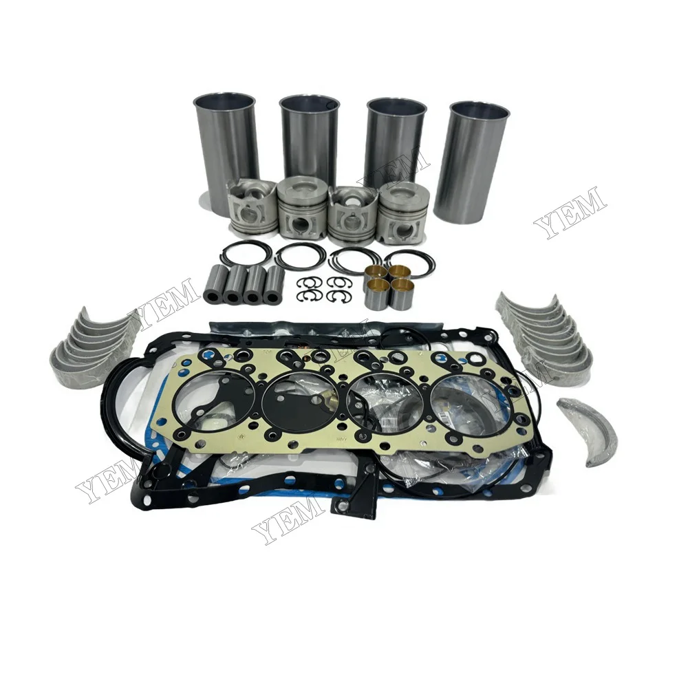 For Isuzu 4JB1 Overhaul Kit With Bearing Sets Engine Parts 4
