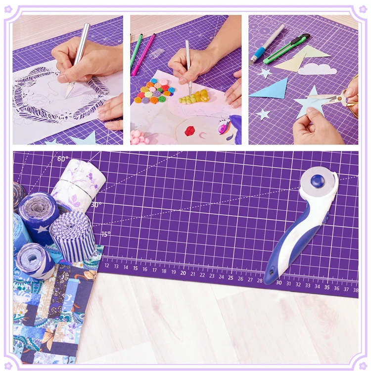 A1 Pink Color Fabric Self Healing Cutting Mat Large Buy Fabric