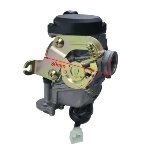 Maxtuned Ersatzvergaser Für GY6 Motoren 50–80 Ccm – Inkl. E-Choke, Passend Für QMB139 / QMA139 Roller & China-Scooter